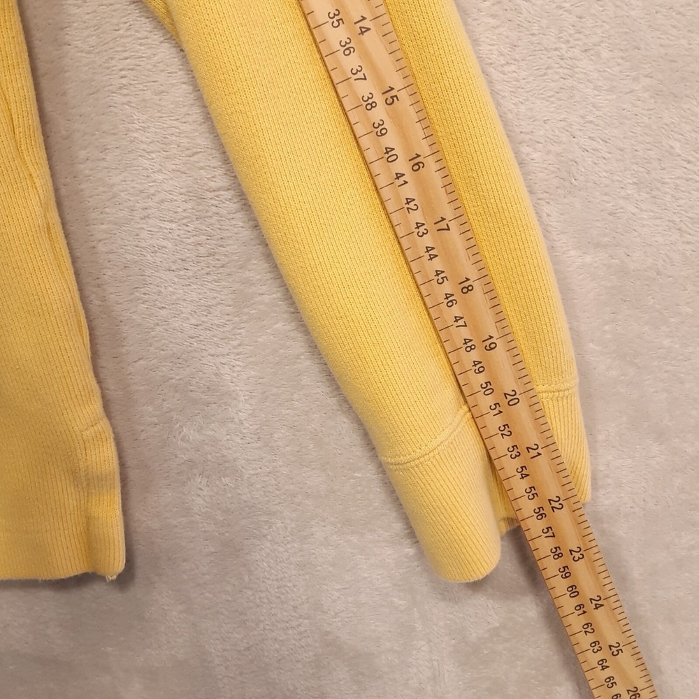 Vintage Mens Polo Ralph Lauren  1/4 Zip Pullover Sweater Sz.S/Yellow/Blue Pony - Picture 10 of 10